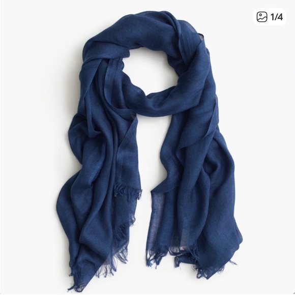 Jcrew cashmere silk scarf cream color - Picture 1 of 4